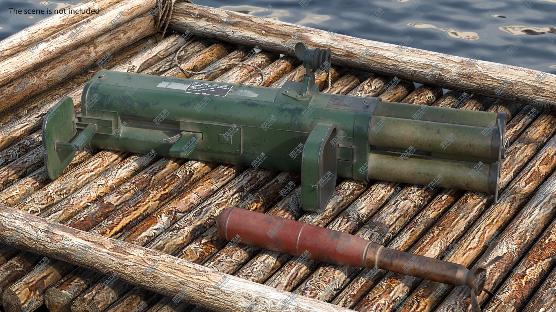 images/goods_img/2021040162/Incendiary Rocket Launcher M202A1 FLASH Set Dusty 3D model/4.jpg